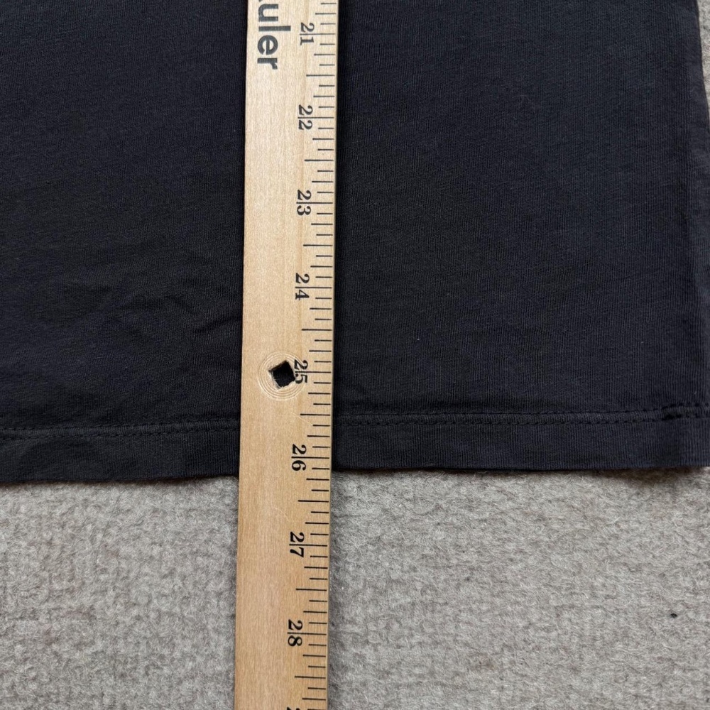 Vintage Lucky Brand T Shirt Women's Size XL Gray Short Sleeve Y2K Tight Fit - Picture 5 of 6